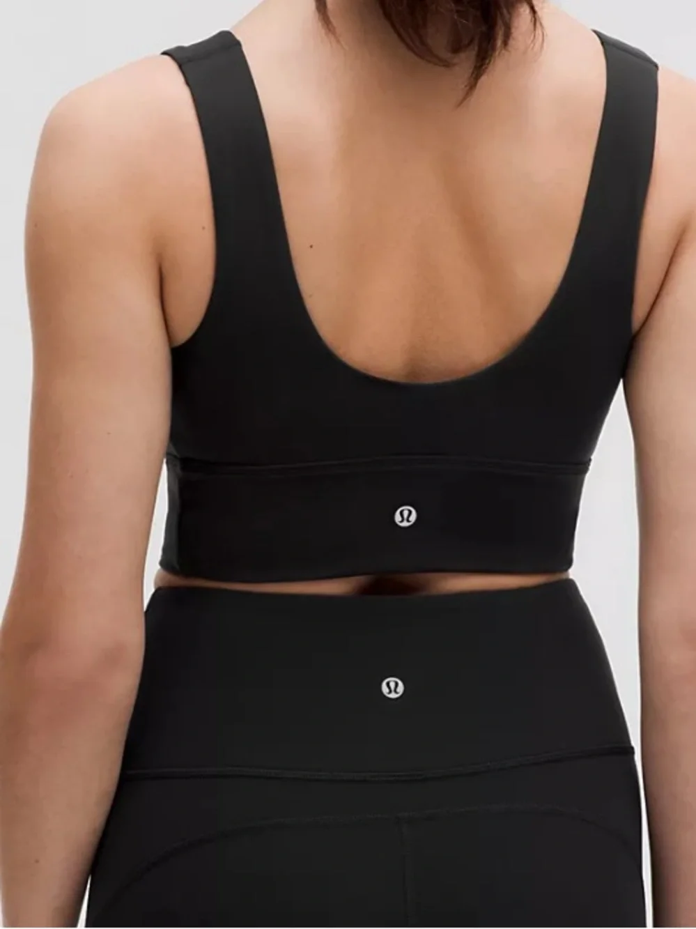 Lululemon Align Tank Seamless V-Neck Black Bralette